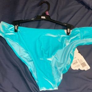 blue soft swimsuit bottoms
